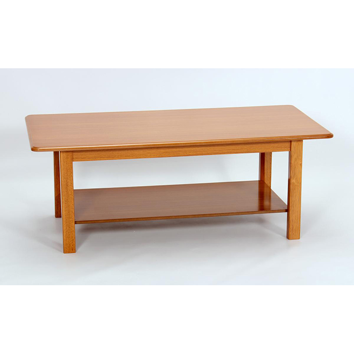 Avon Wooden Coffee Table With Shelf